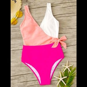 Pink one piece
